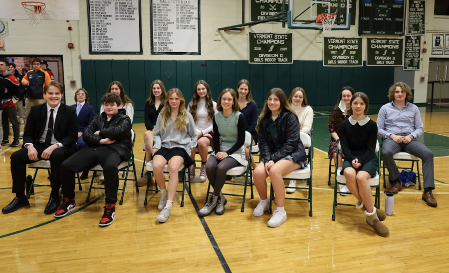 Poetry Out Loud finalists wait to begin their recitations on February 2, 2023. Photo Courtesy: Megan Shrestha.