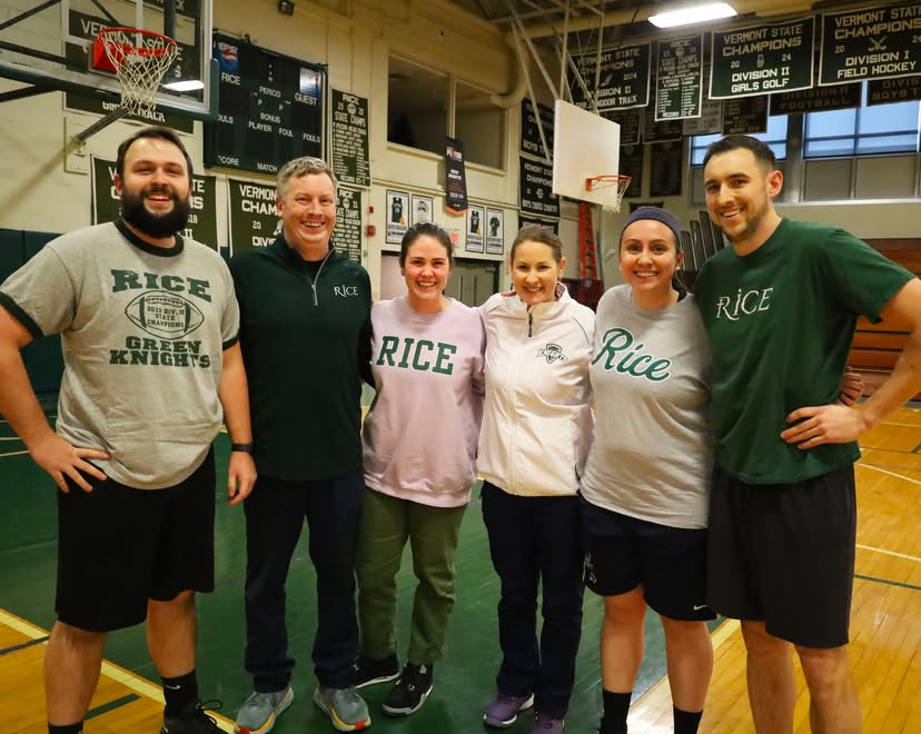 The Rice faculty basketball team after their hard fought win over the seniors. (Photo/Megan Shrestha)