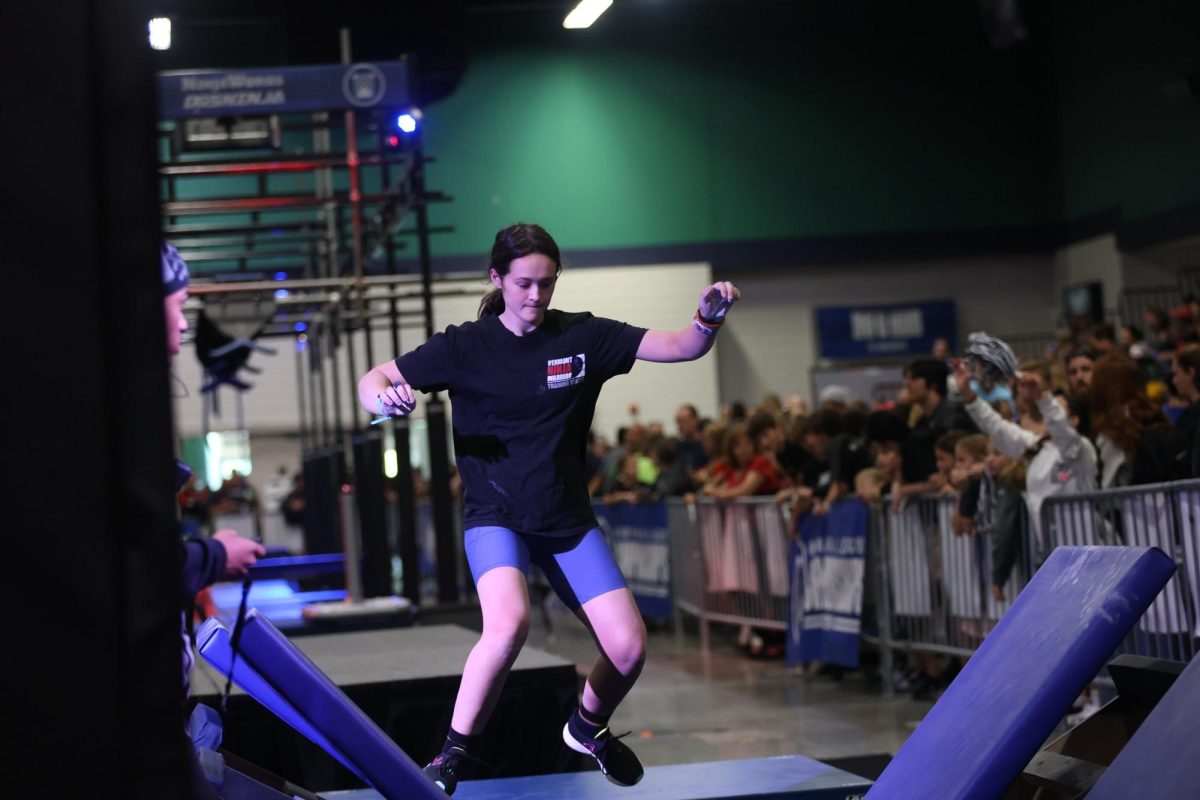 Elizabeth Carney at World Ninja League Championship (Photo/Liza Carney)