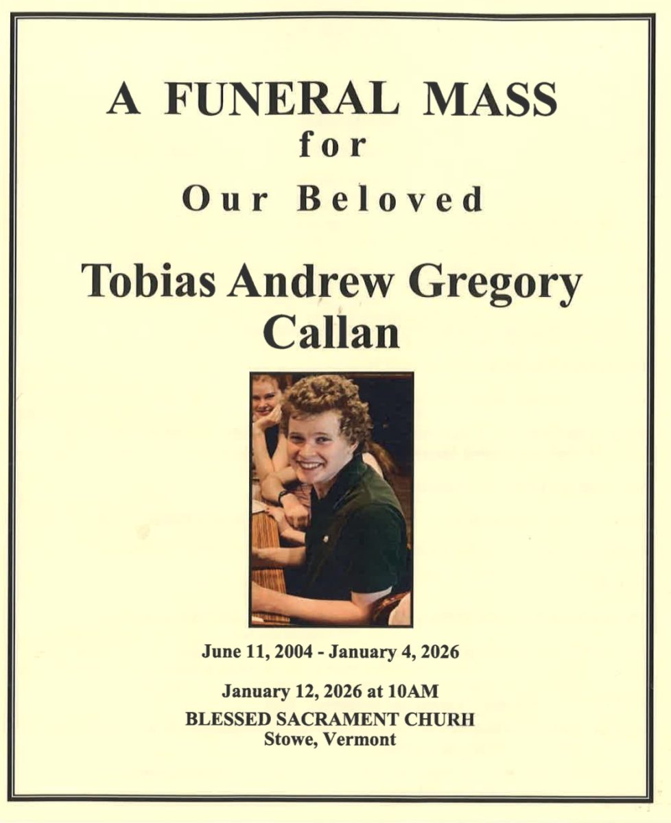 From the Podium: In Memory of Tobias Callan, '22